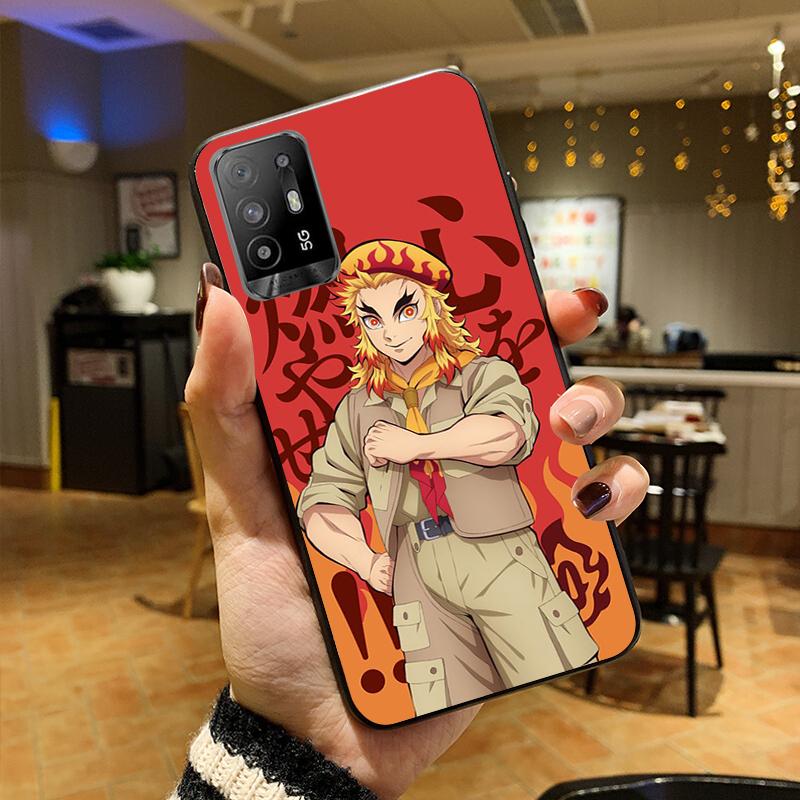 

Чохол для телефону Demon Slayer kimetsu no yaiba Аніме для OPPO A54 A74 A94 A53S A9 A5 A15 A16 A91 A96 A76 Reno8 8Pro Reno2 Z OPPO A74 4G