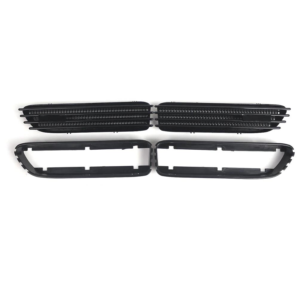 For BMW E46 For M3 2001-2006 51137895914 Glossy Black Car Side Grill Fender Vent Grille Exterior Parts Direct Installation