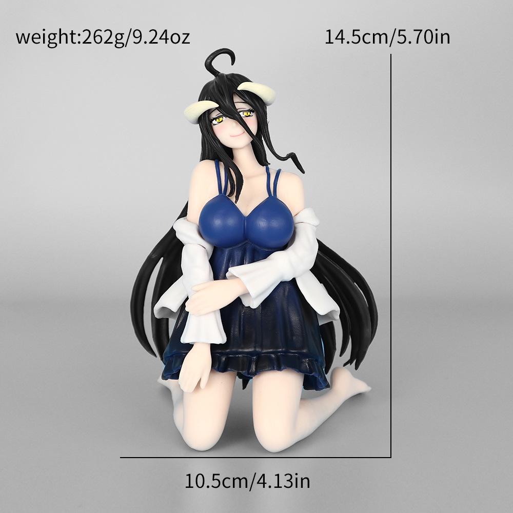 Albedo Kneeling Figure: Beautiful Two-Dimensional Girl Ornament from Overlord of the Undead Anime