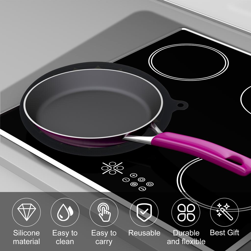 2/4Pcs Induction Hob Protector Mat Induction Cooker Gasket Induction Cooktop Protector Table Placemat Pot Mat Kitchen Accessorie
