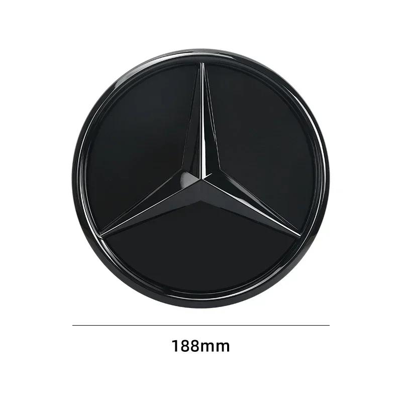 3D 188mm Front Grille Star Logo For Mercedes-Benz Emblem Badge C Class 2014-2018 GLS 2013-2017A-Class amg
