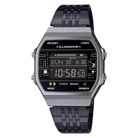 Casio Classic ABL-100WEPC-1BJR PAC-MAN Collaboration Model Bluetooth Watch Black Men’s Digital Watch Japan Genuine Product from Japan