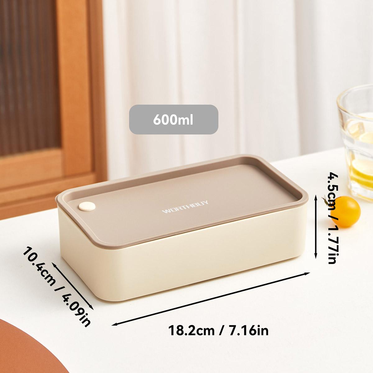 

WORTHBUY 600/900ML Refrigerator Storage Box Vegetable Fruit Storage Box Fridge Food Organizer Onion Ginger Sealed Food Container