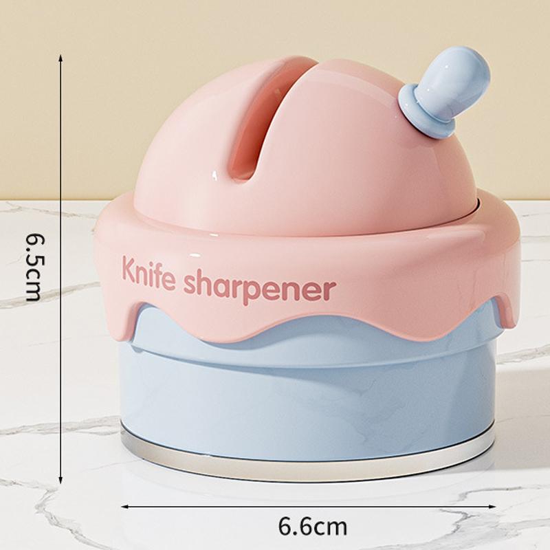 

New Ice Cream Knife Sharpener Mini Kitchen Tools Whetstone Household Knife Blade Multi-function Sharpening Stone Knife Sharpener one size