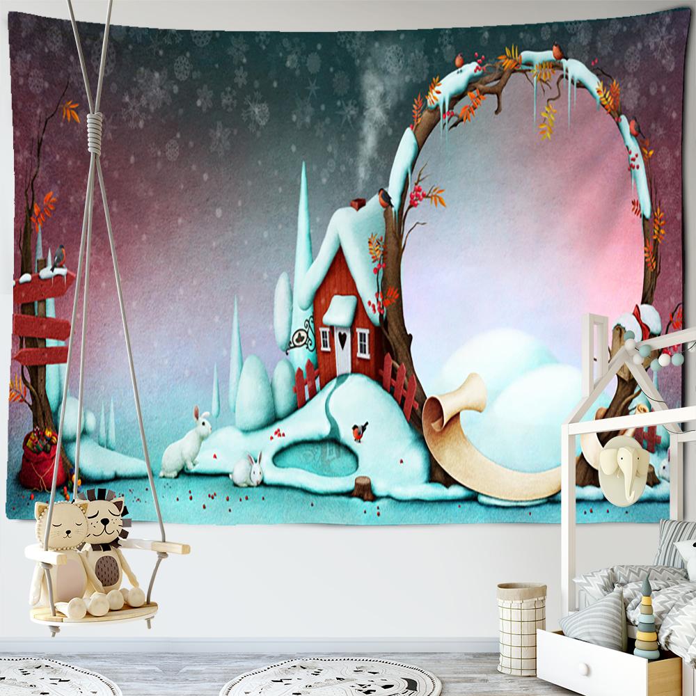 Stern Wandteppich Hängen Neue Jahr Weihnachten Geschenk Böhmischen Stil Fantasie Hexerei Wohnkultur