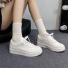 Spring/Autumn Round Head Thick Bottom Anti Slip Casual Sports Shoes Fashion New Style Breathable Elegant Flat Shoes for Women