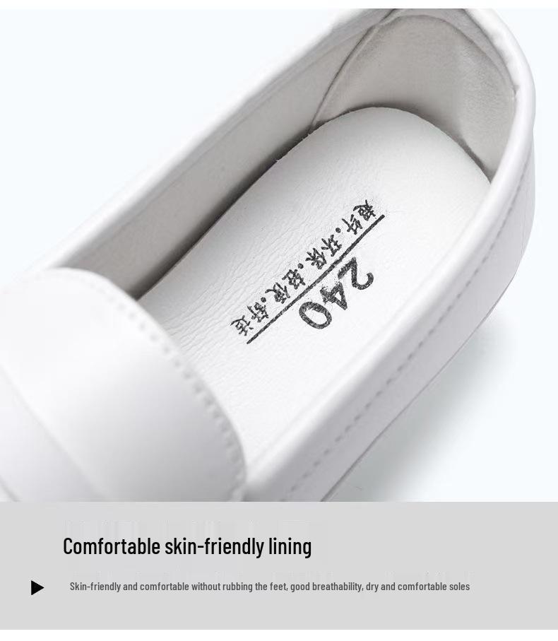 Women's White Nurse Shoes: Breathable, Soft Sole, Non-Slip, Comfortable & Anti-Odor for Medical Professionals
