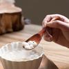 5Pcs Smooth Polished Rice Spoons Long Handle Dessert Spoons Multipurpose Cooking Spoons  Eating