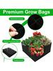 Jardim Levantada Plantando Cama, Saco De Plantação De Vegetais, Quadrado Reutilizável, Grande Capacidade, Recipiente De Plantado