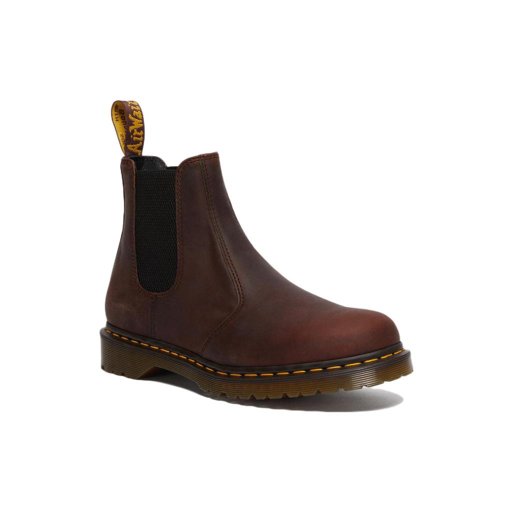 Dr. Martens Leather Comfortable Warm Ankle Chelsea Boots Unisex boots Red Brown 30676294