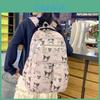 Rucksack für Mädchen mit Sanrio Kuromi Süßes Schleifenmuster Für den Schulgebrauch