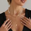 Elegant Irregular  Tassel Chain Swallow Pendant Necklace For Women Vintage Creative Chocker Necklace Wedding Jewelry