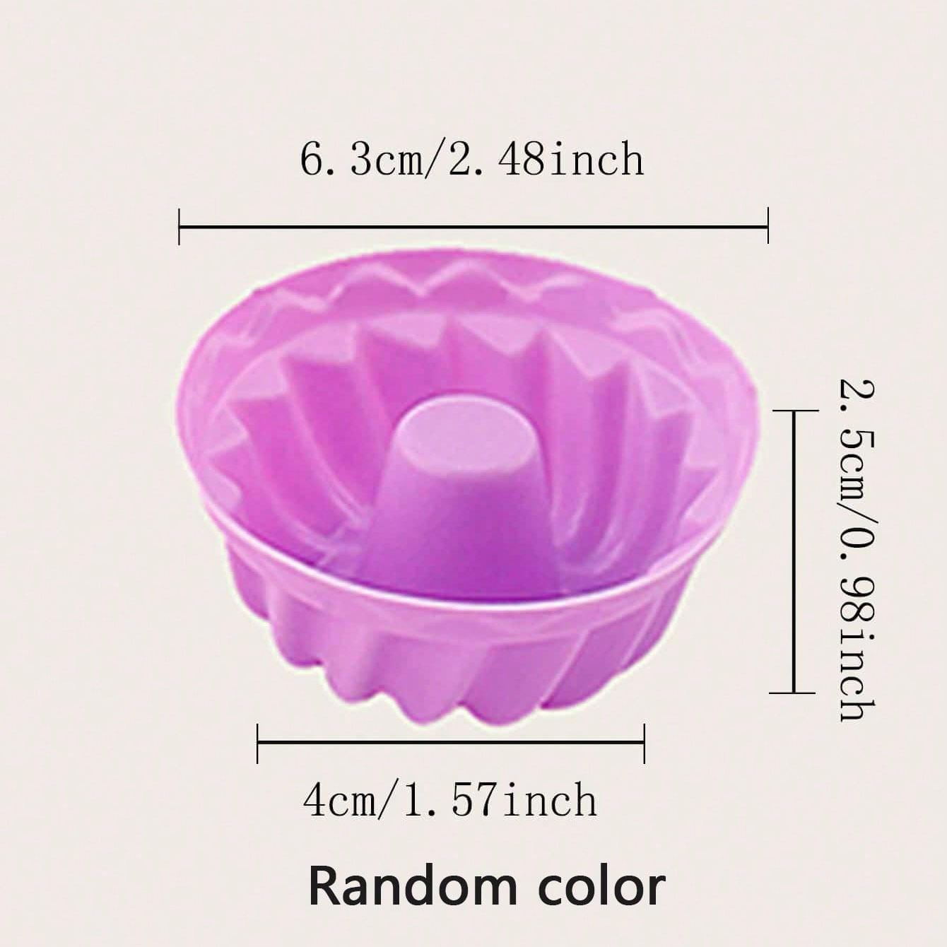 

1/3/5pcs- Vibrant Multicolor Reusable Silicone Baking Cups - Perfect for Home Kitchen Baking with Easy-Kitchen supplies-random