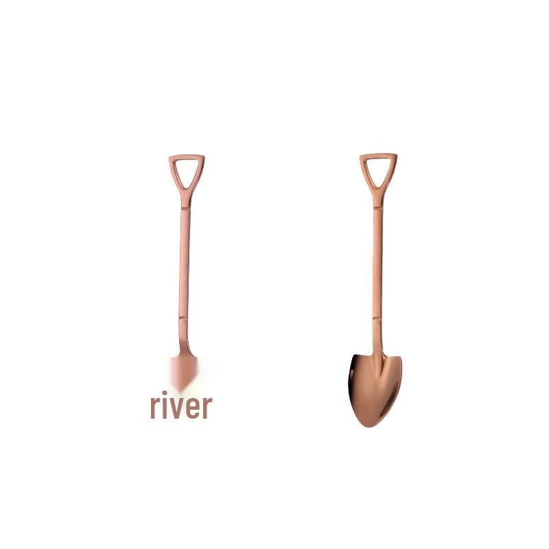 Abay Retro Stainless Steel Shovel Spoons