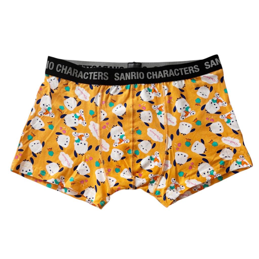 Small Planet Pochacco Boxer Simple and Sanrio Size L Men's Briefs, Loose, Design,