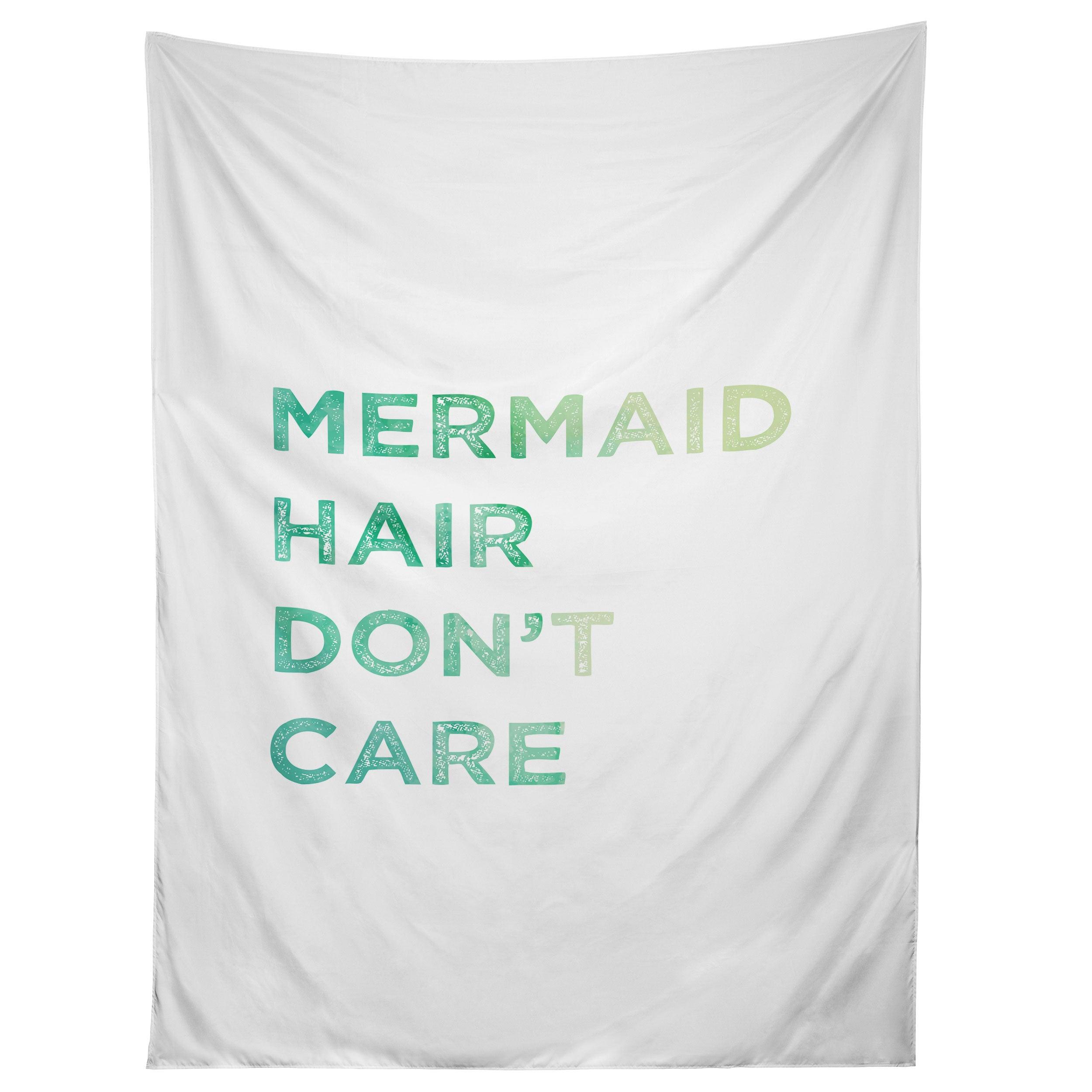 MERMAID HAIR tapestry 75x100 чёрный