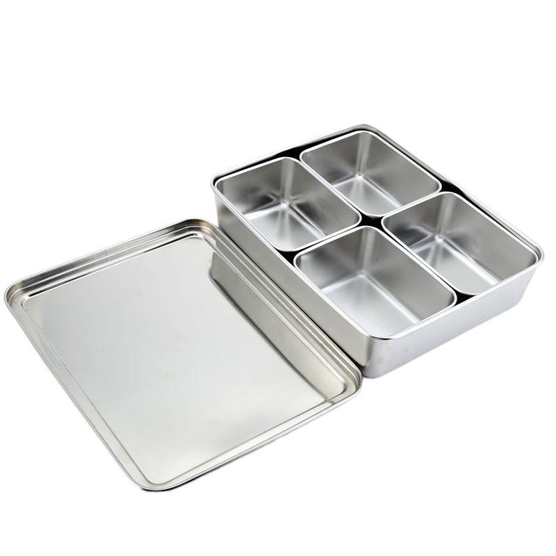 Japanische Acht-Gewürze-Verdickte 316 Gewürzbox mit Deckel - Ideal für Restaurants und die Präsentation kalter Speisen.