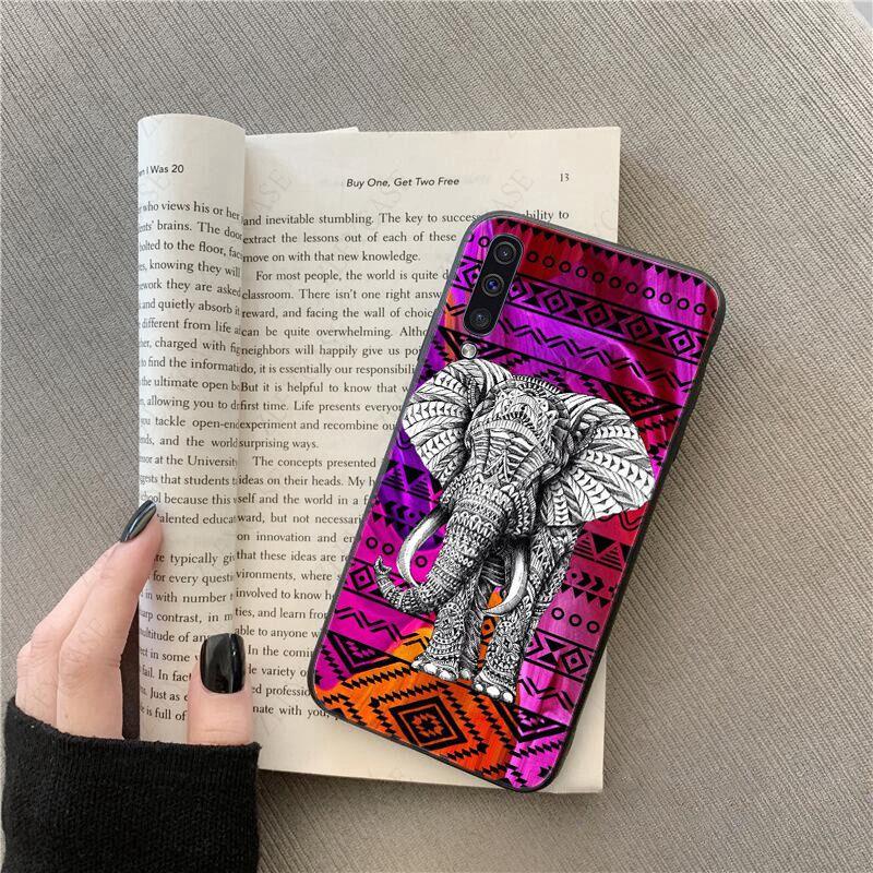 African Indian Elephant Phone Cover For Samsung Galaxy A51 A71 A21S A10 A20S A20E A30S A40 A50 A70 A11 A40 M31 M30S Mobile Cases