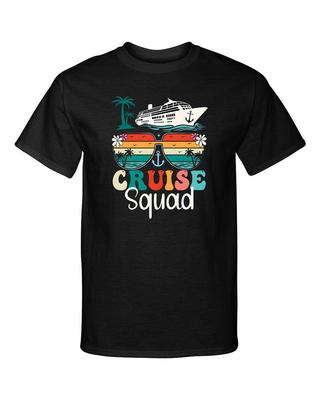 Cruise Squad Kreuzfahrturlaub Reise Familie Schiff Grafik T-Shirt