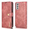 Per Samsung Galaxy S21 5G DG.MING Custodia in Pelle a Libro Staccabile Magnetica Texture Crazy Horse con Supporto & Slot per Schede & Portafoglio