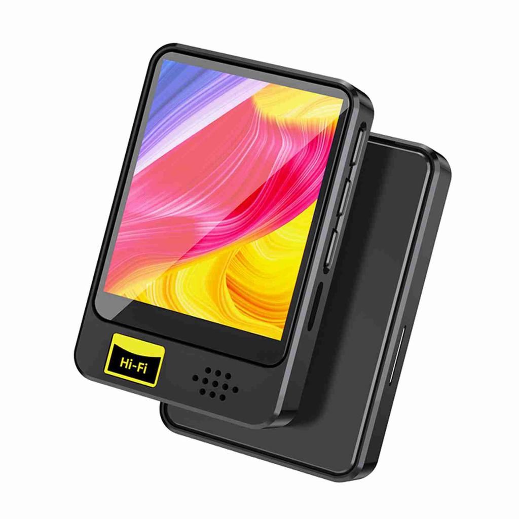 USB Audio Player Hi Fi Mp3 Player Mini MP3 MP4 Player with Speaker BT USB Charging Suitable for Sports and Travel Music