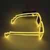 Gift Plastic Mosaic Luminous Glasses Wireless Party Supplies EL Glasses Fun LED Fluorescent Sunglasses