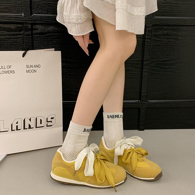 Flat-bottomed Dexun shoes women's 2025 new summer purple soft-soled Forrest Gump shoes super popular casual shoes