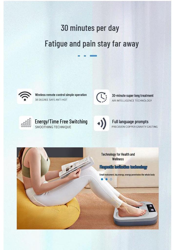 Infrared Terahertz Heat Therapy Device for Full-Body Blood Circulation & Meridian Activation
