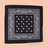 Shimmering Fringed Bandanas Scarf for Party Fashionable Cashew Flower Head Scarf for Women Men Club Party Costume Props