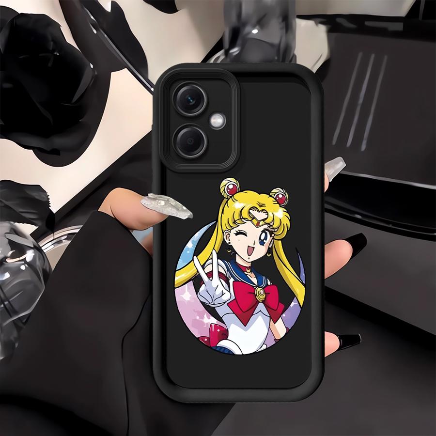 Phone Case for Xiaomi Redmi Note 11s 13 14 Pro Plus 12s 10 11 12 Pro Soft Shell Sailor Moon Anime