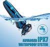 Electric Rotary Close and Fast IPX7 Wet and Dry Fully LED Battery Level Safety Care USB Rechargeable Men's Shaver, 3-Blade Shaver, Shaving,