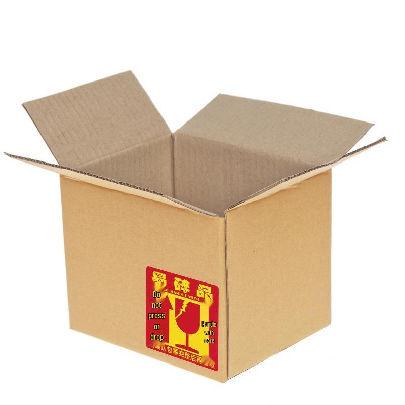 Large Fragile Label - Handle with Care: Do Not Drop, Do Not Press, Express Delivery, Heavy Pressure