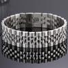 Supply Men's Stainless Steel Solid Wide Strap Bracelet, Fashion Titanium Steel Bracelet Chain Jewelry