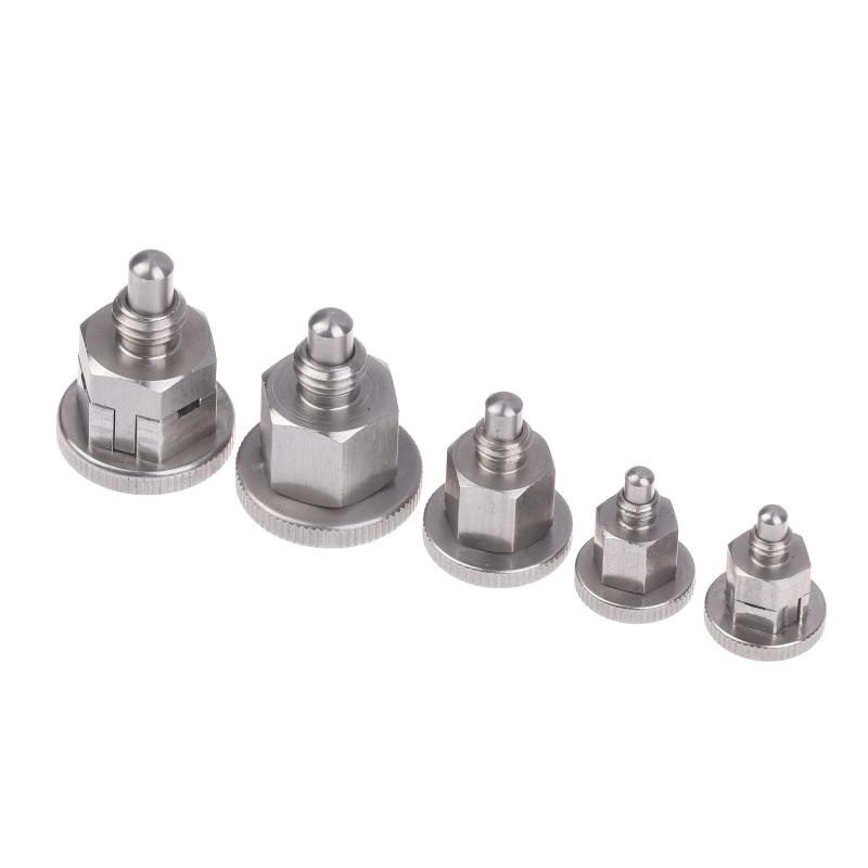 304 Stainless Steel Indexing Pin / Full Knob Plunger Spring Positioning Pin M6 M8 M10 Accessories
