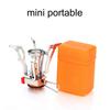 Portable Stove Retractable Feet Design High-Power Durable High Temperature Resistant Strong Load Bearing Fire Heater Blue Flame Outdoor Folding Mini