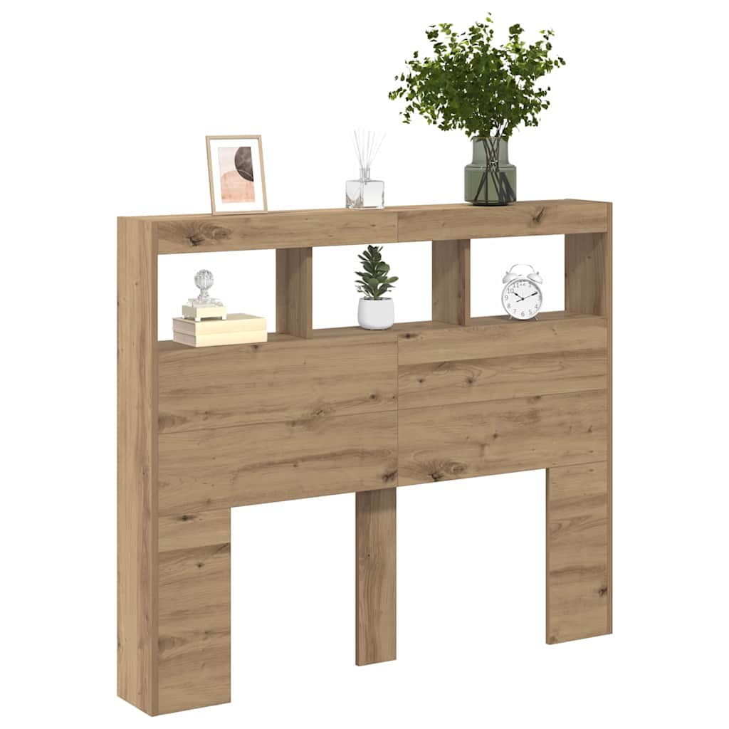 Headboard Artisan Oak 120 x 17 x 102 cm Engineered Wood