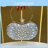 Abend-Clutch mit Diamantverzierungen für formelle Partys und Damenveranstaltungen