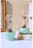 Magnetic Glass Hourglass Timer Ornament - High-End Mini Sand Flow Design
