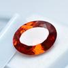 CERTIFIED 10.70 Ct Orange Sapphire Oval Cut Natural Jewelry Making Rare Gemstone