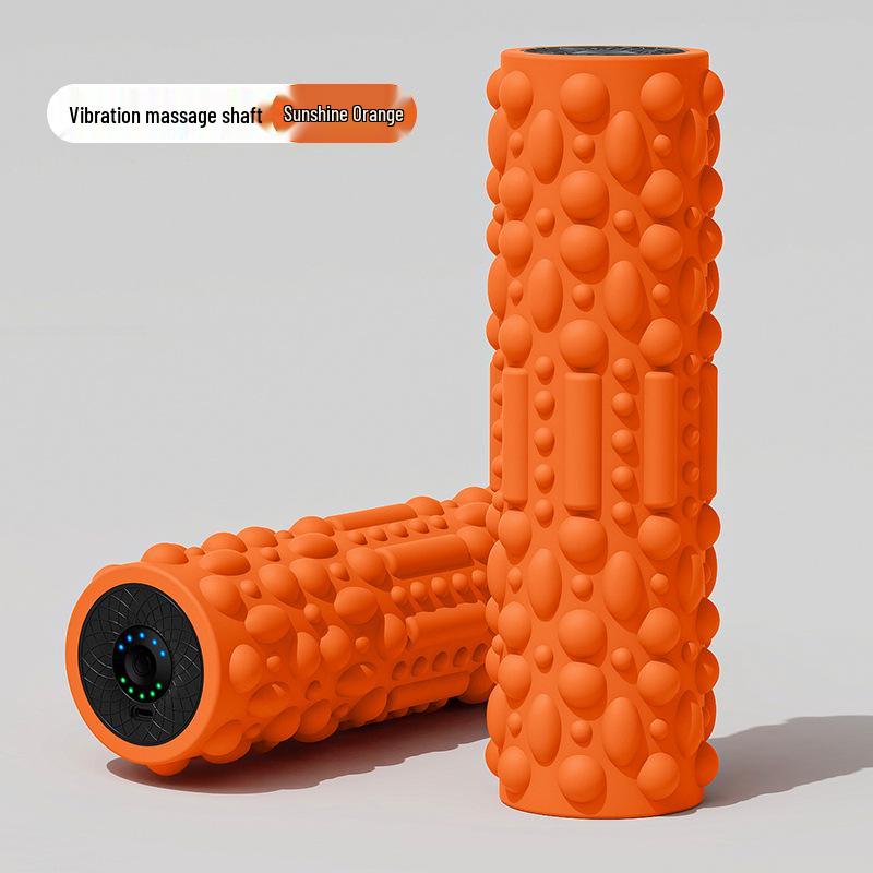 Vibrating Electric Foam Roller for Muscle Relaxation & Beautiful Legs Chinese оранжевый