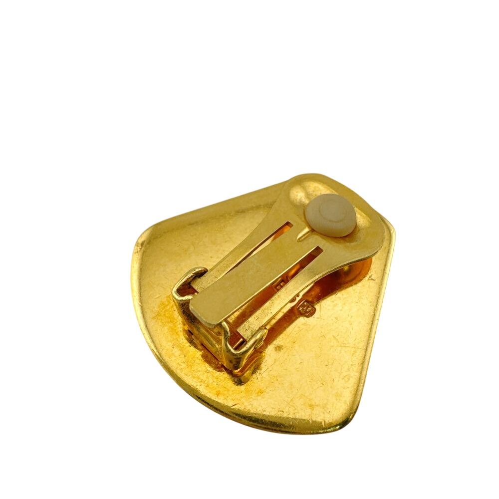 Hermes One Side Only Gold Plated Emile Earring Gold Gold Plated Used