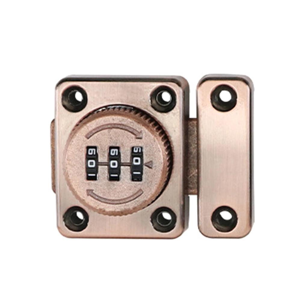 3Digit Combination Cabinet Lock Mechanical Password Lock Rotary Latches Cupboard File Cabinet Lock AntiTheft Drawer Lock
