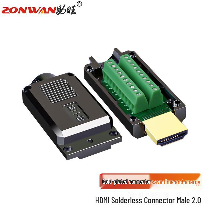 

Zonwan Адаптер-термінал для DIY-підключення HDMI 2.0