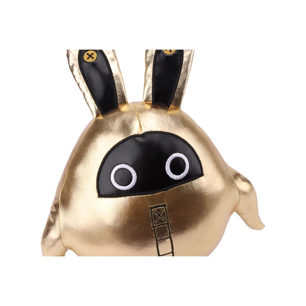 New Zenless Zone Zero Bangboo Plush Doll Gold Rabbit Stuffed Toy for Kids Birthday Gift Game Characters