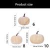 Q1FD Halloween Pumpkin Decoration Nordic Pumpkin Figurine Ornament Decorative Pumpkin