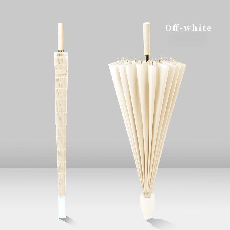 24 Bone Waterproof Long Handle Automatic Large Double People Umbrella Car Special Reinforced Strong Storm-resistant Umbrella