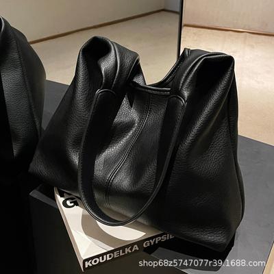 Bag Women's Bag 2025 New Fashion High-end Women's Shoulder Underarm Bag Large Capacity Oblique Span Large Bag