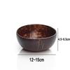 Kitchen Tableware Fashion Coconut Bowl Spoon Set Creative Coconut Shell Fruit Salad Noodle Rice Bowl Wooden Bowl Tableware