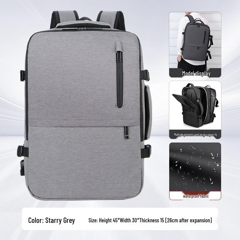 

Стильный унисекс рюкзак для бизнеса и путешествий - Водонепроницаемый, большой вместимости, идеально подходит для ноутбуков и школы 17 inch