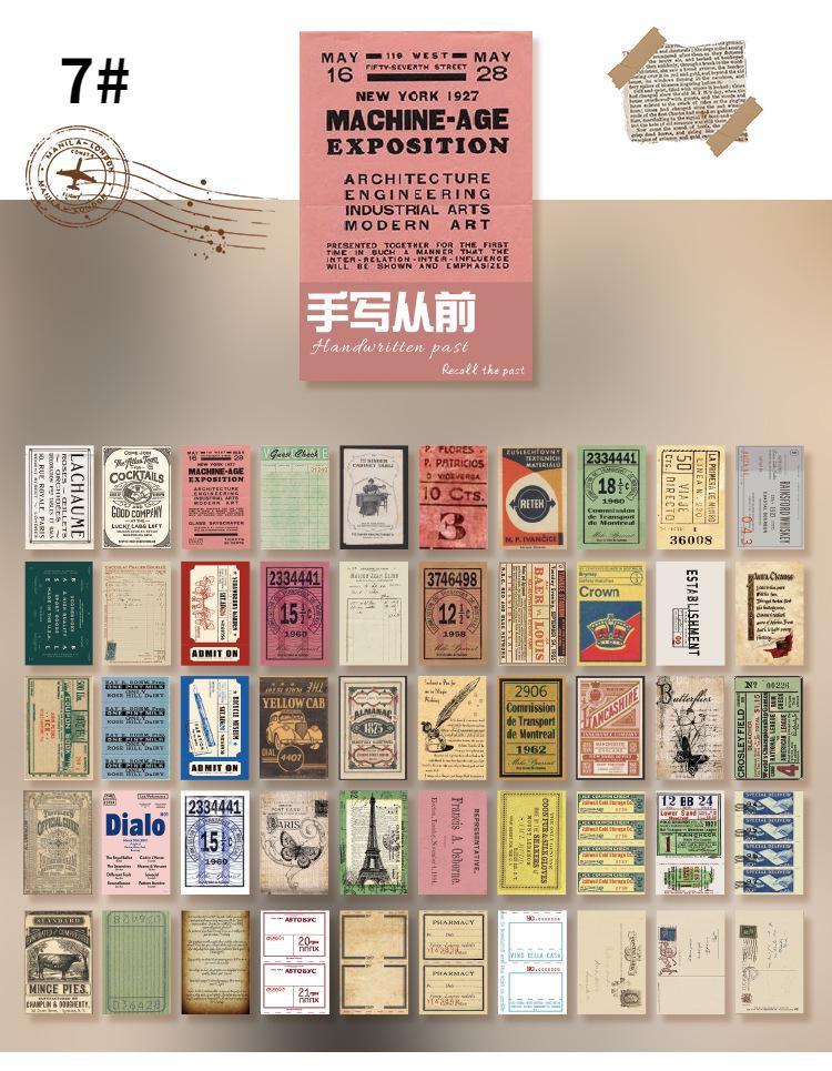 

1 шт. Напомнить прошлую серию наклеек для ручных учетных записей без наклеек для ручных учетных записей ZH